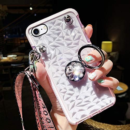 Phezen Case for iPhone 7/8 Case Glitter Sparkle Bling Shiny Case para mulheres meninas, 3D Diamond Design TPU Chefe de