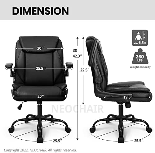 Cadeira de cadeira neo cadeira de escritório ajustável cadeira de mesa intermediária de mesa executiva confortável cadeira