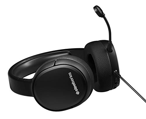Steelseries Arctis 1 fone de ouvido com fio-Microfone destacável Clearcast-Band para a cabeça reforçada com aço leve-para PC, PS4,