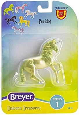 Breyer Unicorn Treasures 1:32 Modelo de escala Cavalo | Peridoto