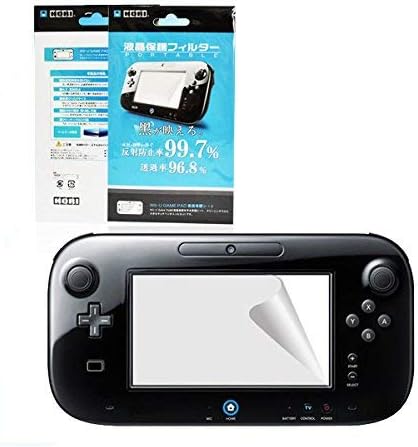 Ostent Ultra Clear Screen Protector LCD Skin Guard Skin for Nintendo Wii U Pacote de Gamepad de 3