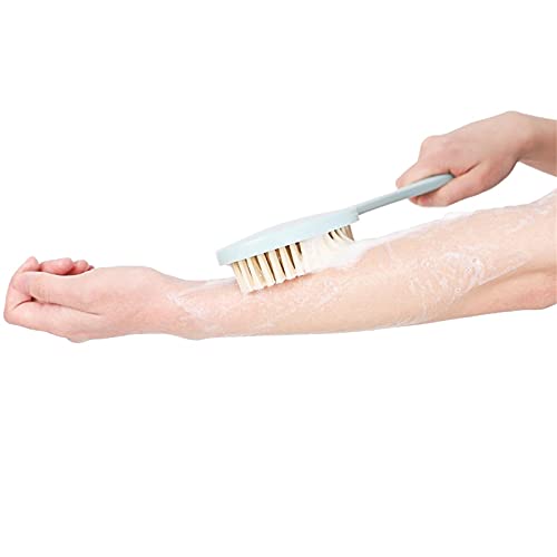 2 PCs Longa alça de massagem As escovas de esfoliação de costas de banho limpeza da pele do corpo para escovas para pincéis