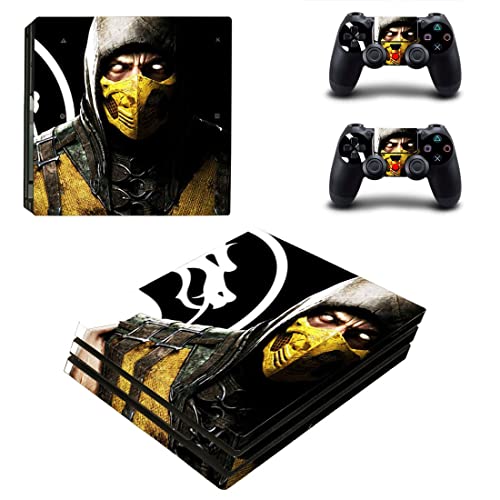 Jogo Mortal Best Ninja Kombat PS4 ou Ps5 Skin Skin para PlayStation 4 ou 5 Console e 2 Controllers Decal Vinyl V6121