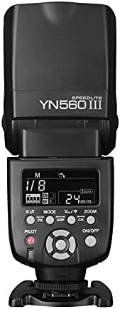 Yongnuo yn560 iii sem fio flash speedlite + yn560-tx ii c LCD Flash Trigger Remote Controller para Canon, GN58 @ ISO100