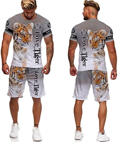 Keusyoi Animal 3D Tiger Tigre Men's Shorts Men thamir