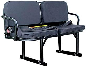 Great Day Deluxe Rumble Seat - para UTVs com 30 x 30 x 12 ou maior tamanho da cama - 350 libras Capacidade de peso - preto, UVDRS200BL