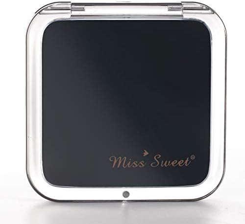 Miss Sweet Compact Mirror para Mirror de bolso de bolsa Imagem verdadeira e ampliação de 10x