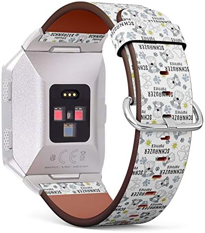 Compatível com a pulseira de pulseira de relógio de couro Ionic Fitbit Ionic com fecho de aço inoxidável e adaptadores
