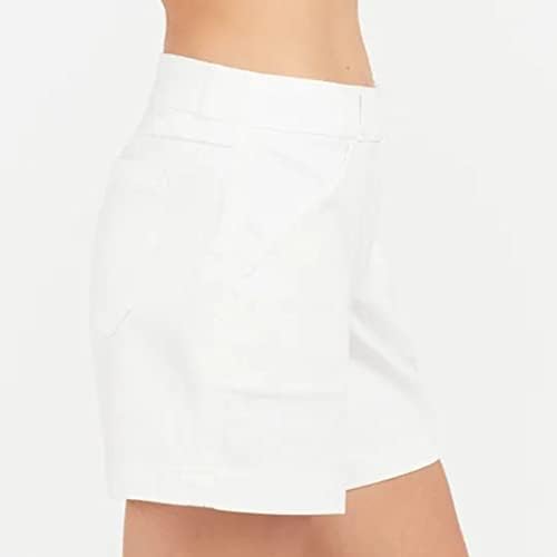 Uofoco Cargo Shorts Para Mulheres Adequadas para Motocicer Athletic, correndo acima das calças do joelho com bolsos
