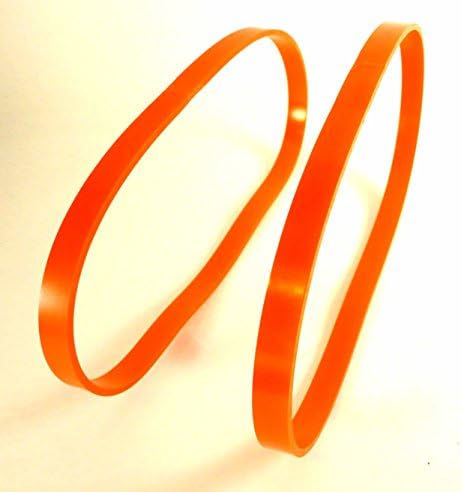 Conjunto de 2 banda de uretano laranja serra pneus 15/16 de largura por 14 diâmetro 0,095 de espessura