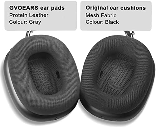 Almofadas de orelha de reposição premium para airpods de maçã fone de ouvido com memória de couro de proteína Earpads de espuma