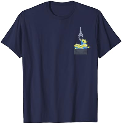 Disney Pixar Toy Story Story Aliens Claw Machine Camiseta de bolso