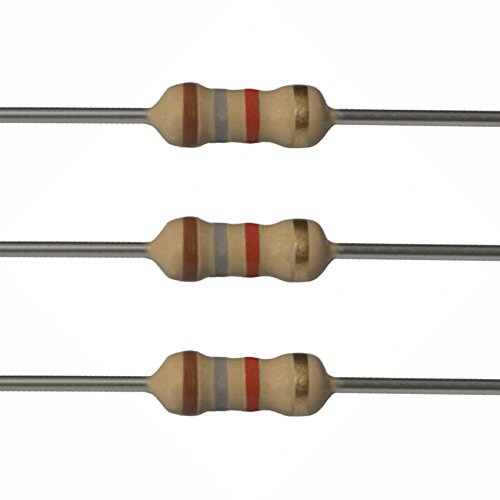 Projetos E 10EP5141K80 Resistores de 1,8k ohm, 1/4 W, 5%