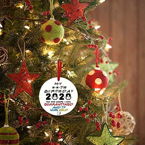 Decoração de ornamentos personalizados Gift Hanging Gift Christmas 2020 Produto 10pcs A decoração está pendurada