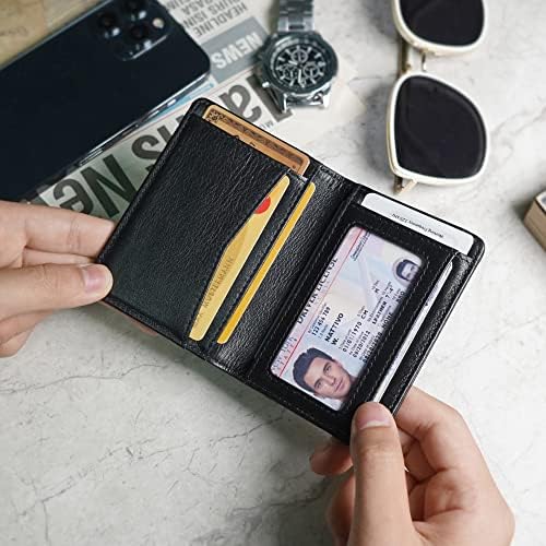 Sparkmark Slim Credit Holdter Wallet for Men & Women - RFID Bloqueio de carteira minimalista - Caixa de bolso frontal