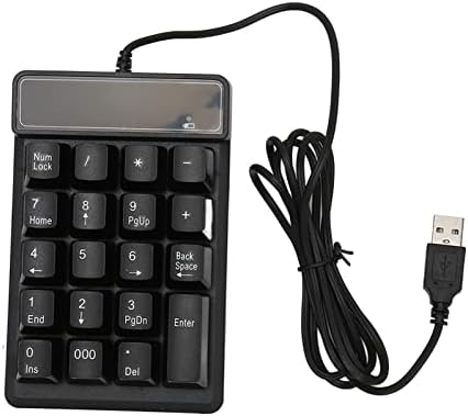 Qinlorgo wired numérico teclado, amplamente compatível