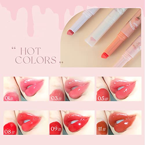 Flortte Jelly Lipstick, Flortte Jelly Lipstick Heart, Flortte Prazer em conhecer batom de geléia de chu, Flortte Beijo Love Lipstick,