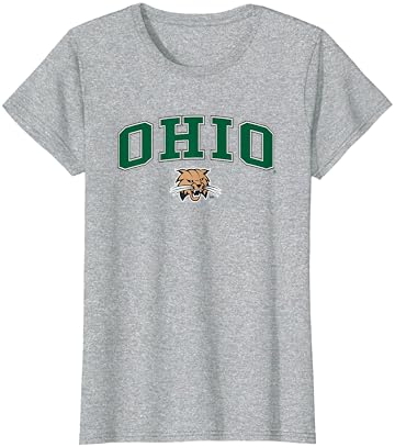 Ohio Bobcats Arch sobre camiseta oficialmente licenciada