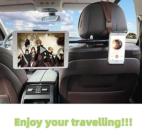 Zanoly Car -Arete de cabeça de montagem Montante Backseat Stand Berço para iPad Pro Air Mini | Tablets | Nintendo Switch | Guias