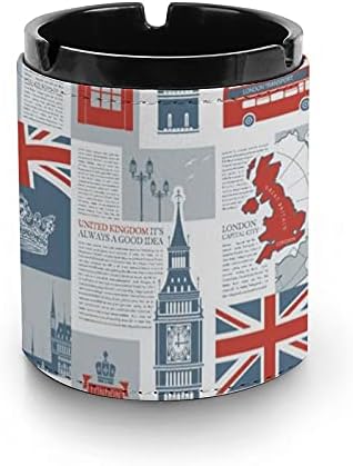 Tema do cigarro britânico de bandeira britânica do Reino Unido e London