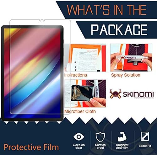 Protetor de tela Skinomi Compatível com Samsung Galaxy Tab S6 10,5 polegadas Clear Techskin TPU Anti-Bubble HD Film