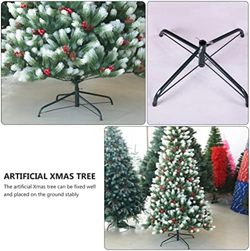 Só de árvore de Natal do Doitool - 5 polegadas de altura ferro base de árvore de Natal - Árvore de Natal dobrável universal Stand para árvore de Natal, árvores artificiais, árvores falsas