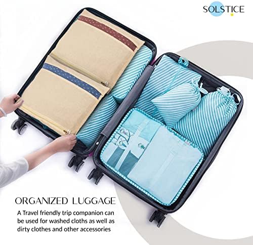 Solstice Saree Sags, capas para armazenamento com fechamento de zíper para sacolas de roupas e organizador de guarda -roupa
