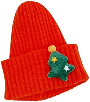 Miashui chapéu de aba do chapéu de Natal Capato de lã de desenho animado Autumn e inverno Proteção quente da orelha Fun