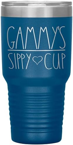OwingsDesignsPerfect Gammy's Sippy Cup Tumbler - Gammy Tumbler - Gammy para ser copo - Presentes sobre copos a vácuo para Gammy