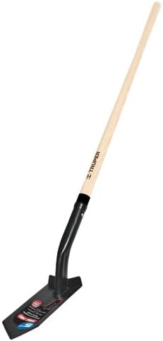 Truper 33095 Tru Pro 47 polegadas California Trenching Shovel com lâmina de 5 polegadas e alça de madeira de cinzas