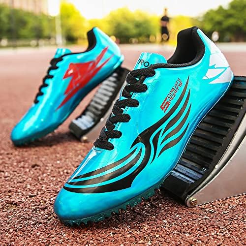 THESTRON UNISISEX Track Spikes Running Sprint Shoes e Sapatos de atletismo para homens Mulheres Crianças Racios legais Running