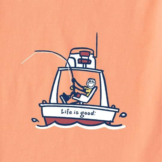 A vida é boa. Jake Sport Fishing SS Crusher, Canyon Orange, XXX-Large