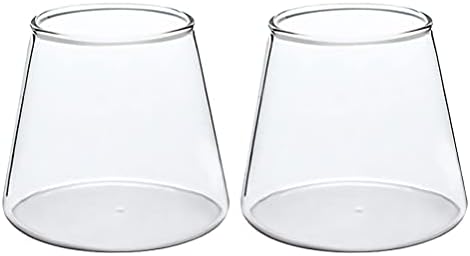 Cabilock Ritbed Glassware Coffee Glass Copo 2pcs Vicidades de uísque japoneses Cocktail vintage Cula de copo de vidro de copo de