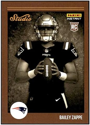 Bailey Zappe RC 2022 Panini Instant Studio Rookie /911S39 NM+ -MT+ NFL Football Patriots