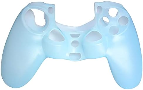 Ostent Protetive Silicone Gel Soft Case Capa Manga da bolsa para Sony PlayStation 4 PS4 Controlador Color Blue Light