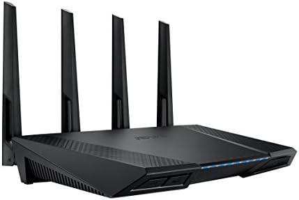 ASUS RT-AC87U AC2400 DUAL BAND GIGABIT WIFI ROUTER, AIPROTECÇÃO VIDA SEGURANÇA POR TREND MICRO, QoS Adaptativo, Controle Parental