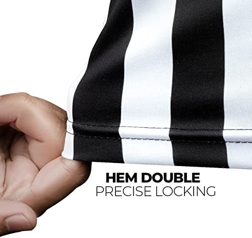 Pacote de wearcog de 2 camisa de árbitro masculino | Camisa de árbitros de meia manga de manga para futebol, basquete, futebol | Camisa