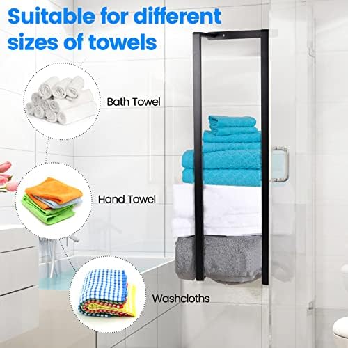 Toalheiros para banheiro - Montagem de parede de rack de toalha, armazenamento de parede do banheiro, suporte de toalha de banheiro