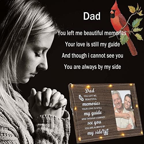 Presente de simpatia para perda de pai, copolências de quadros de imagem memorial/presentes de luto por perda de pai, em desktop