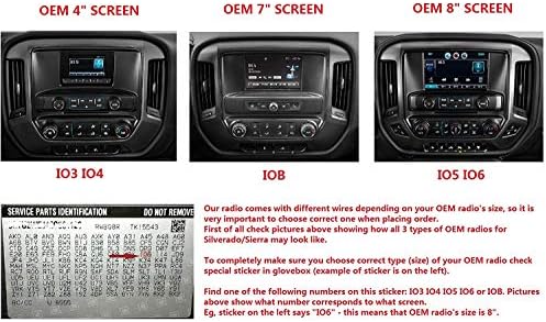 Carsoll Edition Special Compatível com Chevrolet Silverado GMC Sierra 2014-2018 Android 9 12.1 No estilo Fast Bot de BOOT Rádio de Navegação de Screen, Black Bezel) no estilo Tesla)