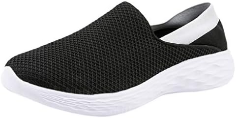 Tênis de caminhada deslizante para homens - malha esportes ao ar livre tênis de corrida respirável Soaskers casuais mocas