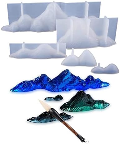 Ornamentos de balanço ornamentos epóxi resina molde de caneta de caneta pico de pauzinho diy silicone molde diy molde kit ar ar