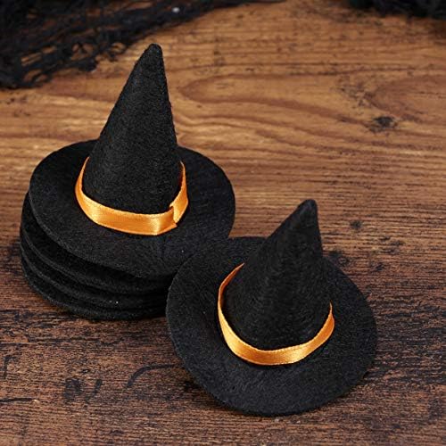 Bestoyard Candy Bulk 18pcs Mini chapéus de bruxa de Bruxa Negra Capéu