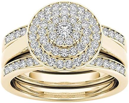 Anéis femininos moda moda anel de casamento clássico anel de zircônia anéis