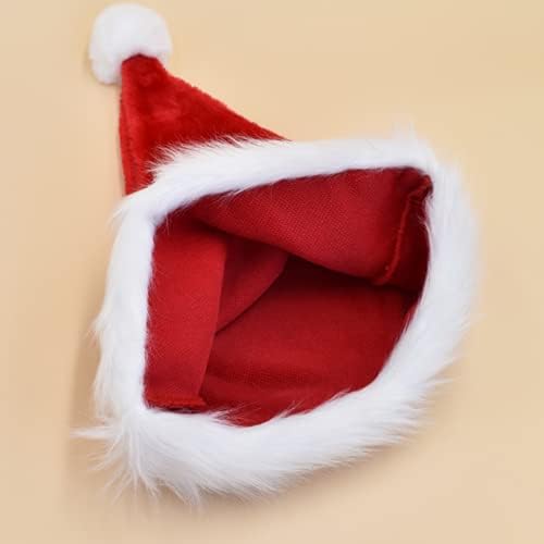 2 Pacote chapéus de Natal, chapéus de Papai Noel, chapéus de férias de Natal para adultos, chapéus tradicionais de
