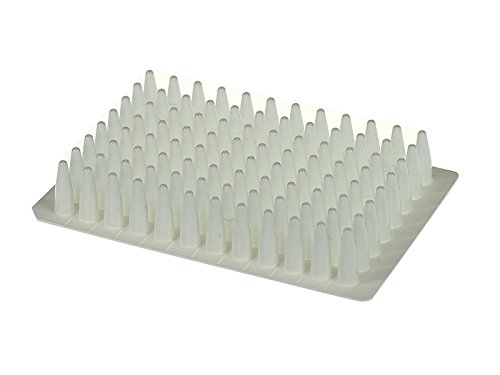 Nest Scientific 402011 96 Placa de PCR bem, sem saia, 0,2 ml, branco, 25 por pacote, 100 por caso