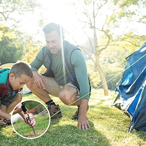 8 PCs Antecedores de barraca, de serviço pesado, 12 polegadas / 8 polegadas de aço forjado PEGS de acampamento para