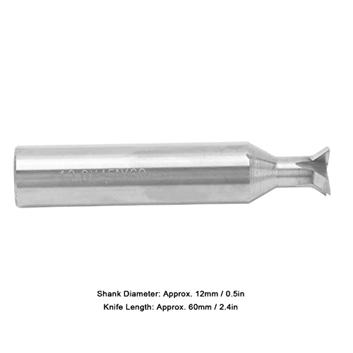 Bit do roteador de caça -do -poço, 12 mm de haste de haste de 60 mm de comprimento de cauda de cauda de cauda de bits