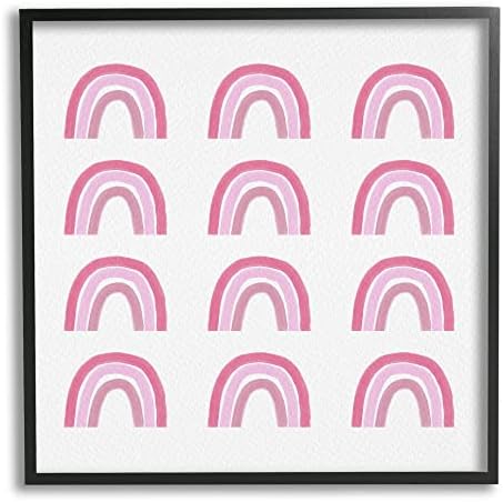 Stuell Industries listras rosa formas de arco -íris design casual, design de Amy Brinkman