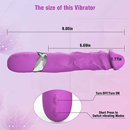 Fidech G Spot Dildo Feminino Vibrador Mulheres Toys Sexuais Com 7 Modos de Prazo Vibratória, Vibradores de Ferramentas